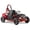 Red, variant on Electric Go Kart 4-Wheeler Shock Absorber,Go Carts with 1000 W Brushless Motor and 3-Speed,Max Speed 20 MPH 4 wheeler for Adults & Teens,Red