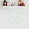 thumbnail image 4 of Milisten 30Pcs Acrylic Waterproof Heart Wall Decorative Decals Silver, 4 of 6