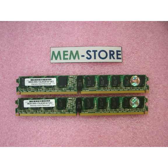 MEM-3900-1GU-4GB 4GB (2x2GB) kit DRAM Memory for Cisco 3925 3945 ISR (3rd Party)