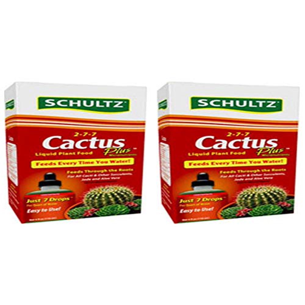 Schultz Cactus Plus Liquid Plant Food 277, 4 oz (2 Pack