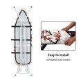 thumbnail image 4 of HELLHERO Plum Blossom Pattern Ironing Board Cover 3 Fasteners Replacement Polyester Fiber Fabric for Home, 4 of 5