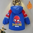 thumbnail image 2 of Chaquetas de superhéroe para niñas y niños, abrigos con capucha de dibujos animados a la moda, Parkas de felpa para mantener el calor para el invierno, ropa para niños de 2 a 7 años, 5T Gao Jinjia LED, 2 of 2