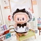 thumbnail image 4 of Vestido de muñeca Labubu con colgante de 17 cm, ropa bonita para muñeca Labubu, uniforme de mucama negro, sudadera con capucha para muñeca de dibujos animados, traje de muñeca, 4 of 5