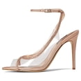 thumbnail image 5 of Nine West Parise 3 Nude/Clear Buckle Closure Pointed Toe Stiletto Heeled Sandals (Nude/Clear, 9), 5 of 6