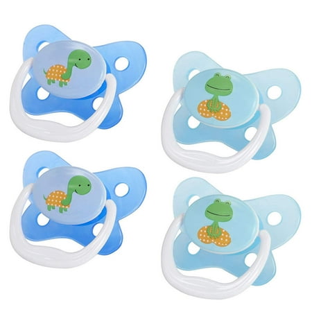 Dr. Brown's Stage 3 PreVent Butterfly Pacifier, Blue, 4 Ct