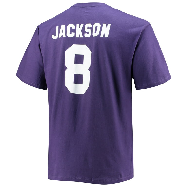 売れ筋商品|||ファナティクス Tシャツ トップス レディース Men's Big and Tall Lamar Jackson Purple Baltimore Ravens Player Name Number T-shirt Purple Men's Fanatics Lamar Jackson Purple Baltimore Ravens Big