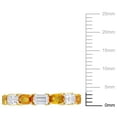 thumbnail image 2 of Everly Women's Yellow Sapphire and White Sapphire 14k Yellow Gold Anniversary Band, 2 of 10