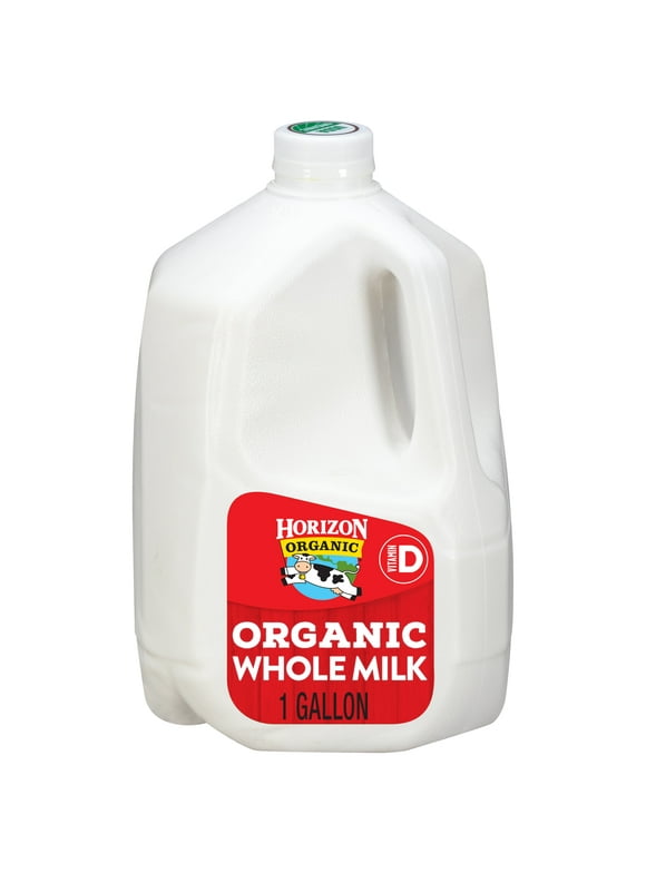 Horizon Organic High Vitamin D Whole Milk, High Vitamin D Whole, 128 fl oz Bottle