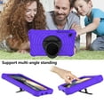 thumbnail image 4 of Allytech Kidsproof Case for Samsung Galaxy Tab A7 Lite 8.7" 2021, Shockproof EVA Impact Resistant Built-in Rotatable Kickstand Case with Removable/Adjustable Shoulder Strap for SM-T220/T225, Purple, 4 of 6