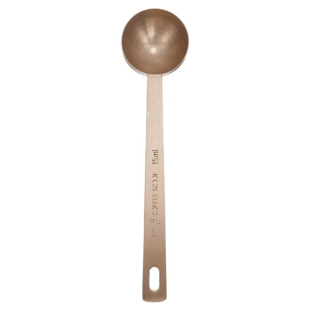 Cuchara Medidora Individual Uxcell 1 cucharada (3 cucharaditas, 15 ml) Cuchara de Acero Inoxidable, Dorado Rosa