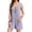 Purple, variant on Ekouaer Women Rompers Summer Short Overalls Waffle Jumpsuit Casual One Piece Beach Outfits Vacation Clothes