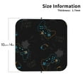 thumbnail image 3 of Disketp Game Time Funny Coasters,4 Pcs Leather Coasters With Holder, Perfect Housewarming Hostess Gifts,Protect Furniture From Water Marks Scratch, 3 of 9