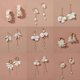 thumbnail image 2 of Pendientes colgantes de flores acrílicas blancas con borlas de aleación acrílica para mujer, tendencia de moda 2023, A17, 2 of 5