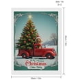 thumbnail image 2 of Diamond Art Kit for Adults, Dog Christmas Tree Red Truck Snow Diamond Painting for Adults Beginners, 5D DIY Diamond Art Painting Kits, Colorful Diamond Painting Craft for Home Decor 12x16, 2 of 7