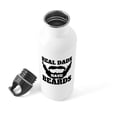 thumbnail image 4 of CafePress - Real Dads Have Beards Stainless Water Bottle 1 - Stainless Steel Water Bottle, Sports Bottle, 1.0L, 4 of 5