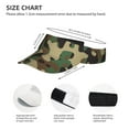 thumbnail image 4 of ZICANCN Sun Visors Hat for Women and Men, Camouflage Print Beach Hats, Sports Hat for Golf Tennis Running, 4 of 7