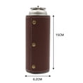 thumbnail image 2 of Yucurem Leather Gas Bottle Cover Outdoor Camping Propane Holder Bag Camping Kitchen Utensils (C), 2 of 7