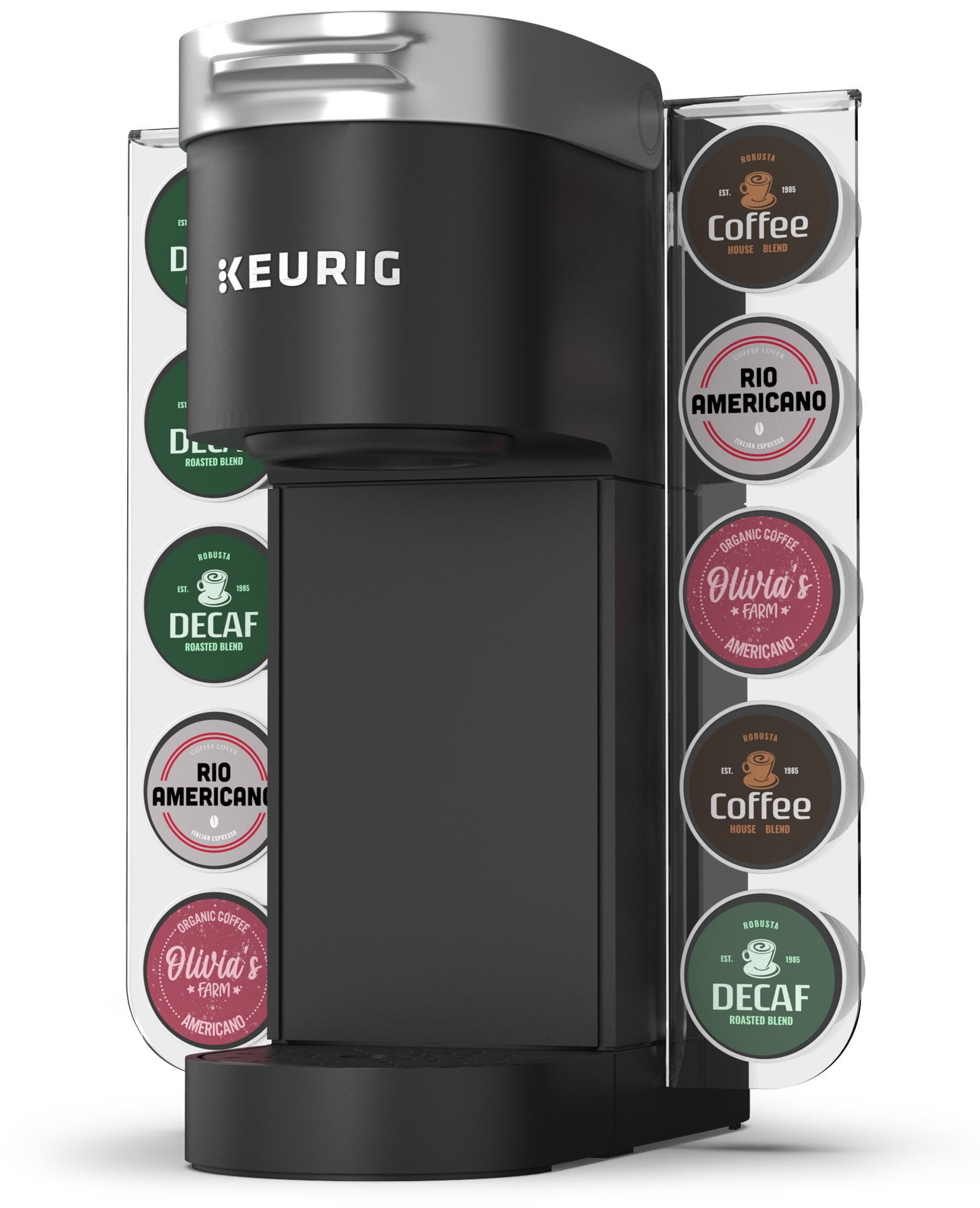 Gevoli K Cup Organizer for Single Serve Keurig Coffee Makers (KMini / K Mini PLUS / K Mini Slim