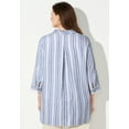 thumbnail image 2 of Catherines Women's Plus Size Petite Classic Linen Buttonfront Shirt, 2 of 5