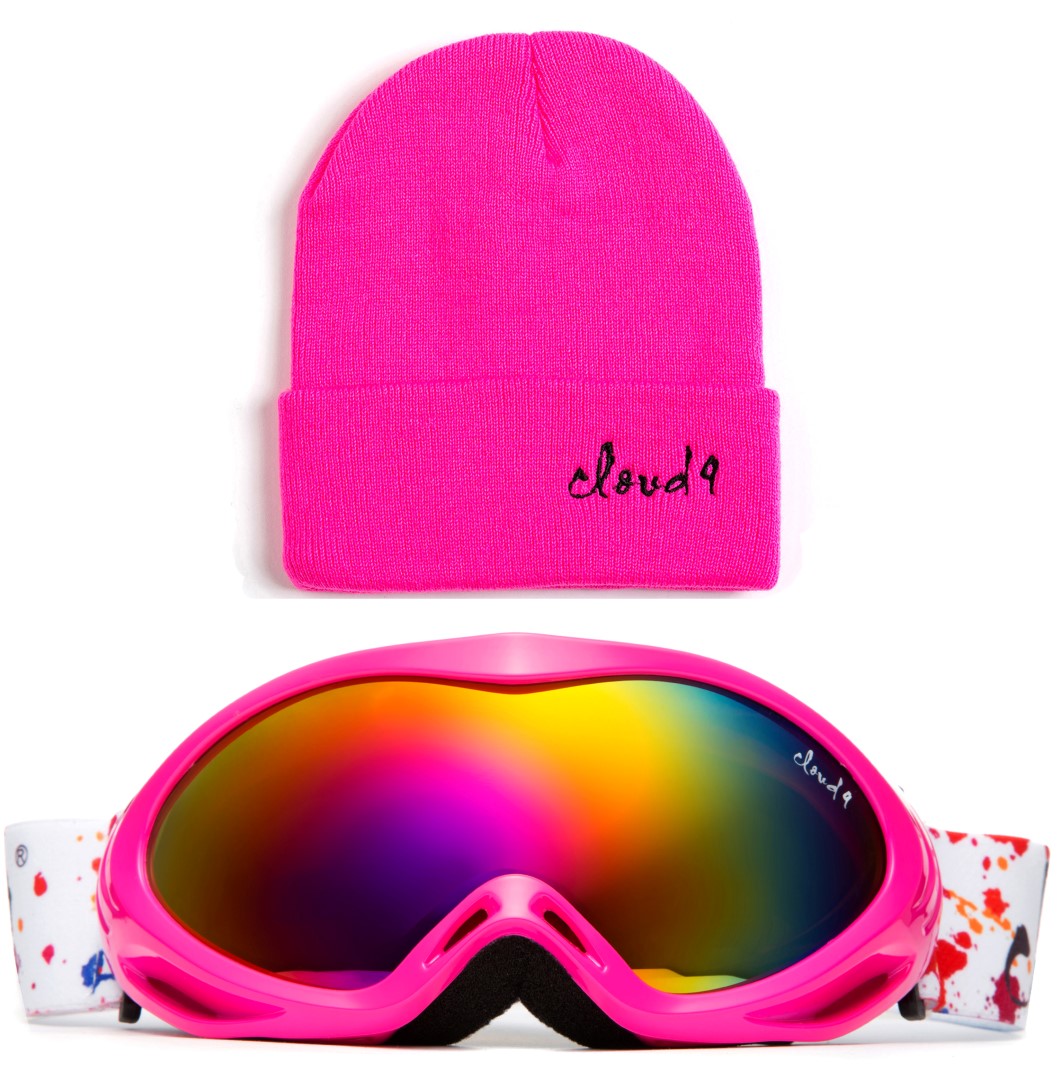 Cloud 9 Professional Kids Toddler Snow Goggles "Tindy" Paint Splat