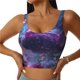 thumbnail image 1 of Fotbe Neon Buddha Cityscape Sujetador Deportivo Largo sin Aros para Mujer con Almohadillas y Soporte Medio, Transpirable y Absorbente, Camiseta Tipo Chaleco o Tank Top-XX-Large, 1 of 8