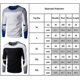 thumbnail image 3 of Mens Tops Round Neck Long Sleeve Pullover Top Casual Sweatshirt, 3 of 3