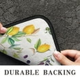 thumbnail image 6 of Yellow Lemon Fruit Olives White Pattern Door Rugs,Washable Non Slip Door Mats Indoor,Decorative Door Mats,Entry Mat Indoor for Entrance,Bedroom,Kitchen,Bathroom,30"x17", 6 of 6