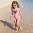 thumbnail image 4 of MEZZALL Children Girls Adjustable Strap One-Pieces Monokini Swimsuit Sweetheart Neckline And Ruffle Skirt Design Boho Summer Flower Print Beachwear, 4 of 8