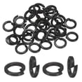 thumbnail image 1 of Uxcell 100-Pack Spring Lock Washer, M6 Stainless Steel Electroplating Black Coating Elastic Gasket Screw Fasteners, 1 of 6
