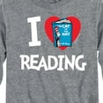 thumbnail image 3 of Dr. Seuss - I Love Reading - Toddler And Youth Long Sleeve Graphic T-Shirt, 3 of 6