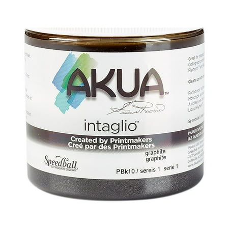 UPC: 0853005003053 | Speedball Akua Intaglio Ink Graphite 8 oz.