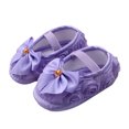 thumbnail image 2 of Wavsuf Toddler Girl Shoes Casual Anti-slip Soft Bottom Winter Purple Princess Shoes Size 14, 2 of 5