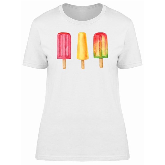 Fuirt Ice Pops Watercolor Tee Women's -Image by Shutterstock