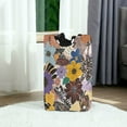 thumbnail image 6 of Yayeee Freestanding Laundry Hamper with Handle Collapsible Large Storage Basket for Clothes, Colorful Flowers, 6 of 7