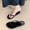 Black, variant on EliteGoogv Womens Flip Flops Flat Thong Sandals For Women Summer Beach Slippers On Casual Outdoor Shoes Non Lightweight Footwear US :6