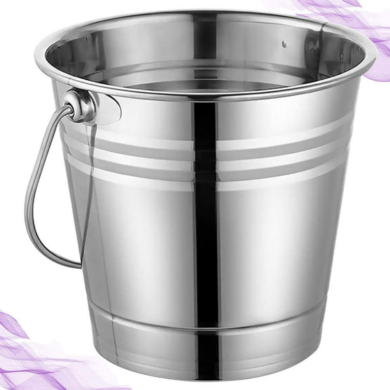 Corkcicle 110 oz Insulated Ice Bucket With Lid for Wine and Drinks,  Stainless Steel, Unicorn Magic 