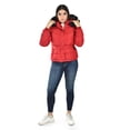 thumbnail image 5 of Chamarra con cinto y capucha desmontable Roman Fashion /Juvenil, 8380 (Rojo) rojo M, 5 of 5