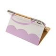 thumbnail image 6 of Cute Handbag-Style Smart Folio Case for 12.9" iPad Pro (6th/5th/4th/3rd Gen) 2022/2021/2020/2018 Release with Handle, Pocket, Adjustable Stand, Auto Sleep Wake, PU Leather Protective Case, Purple, 6 of 6
