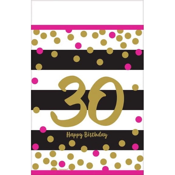Various Party Plastic Tablecloth, 7.9 x 4.75 Inches, Multicolor