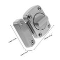 thumbnail image 2 of unbranded De Zinc Para Puertas Interiores Con Antirrobo Y Color Plateado Elegante, 2 of 8
