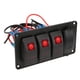 thumbnail image 1 of Panel de interruptores basculantes, interruptor basculante LED de 4 entradas, interruptor basculante USB de alta capacidad, 1 of 9