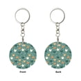 thumbnail image 2 of Naloa Flowe Rooster Print Round Keychain Keychain Key Ring, Key Tag, Key Chain Bulk for Gift Accessories (Round), 2 of 7