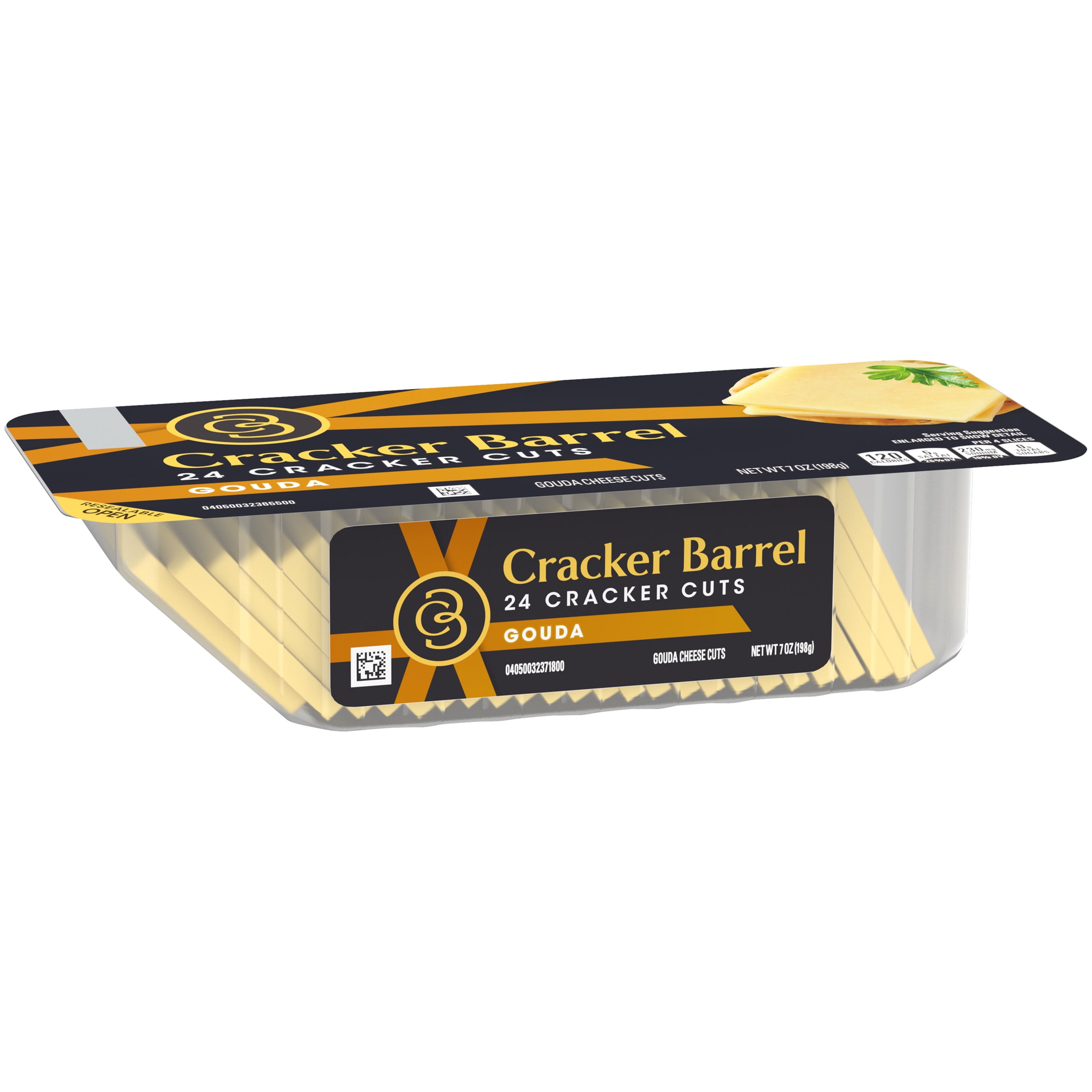 Cracker Barrel Gouda Cracker Cuts Cheese, 7.0 oz Package