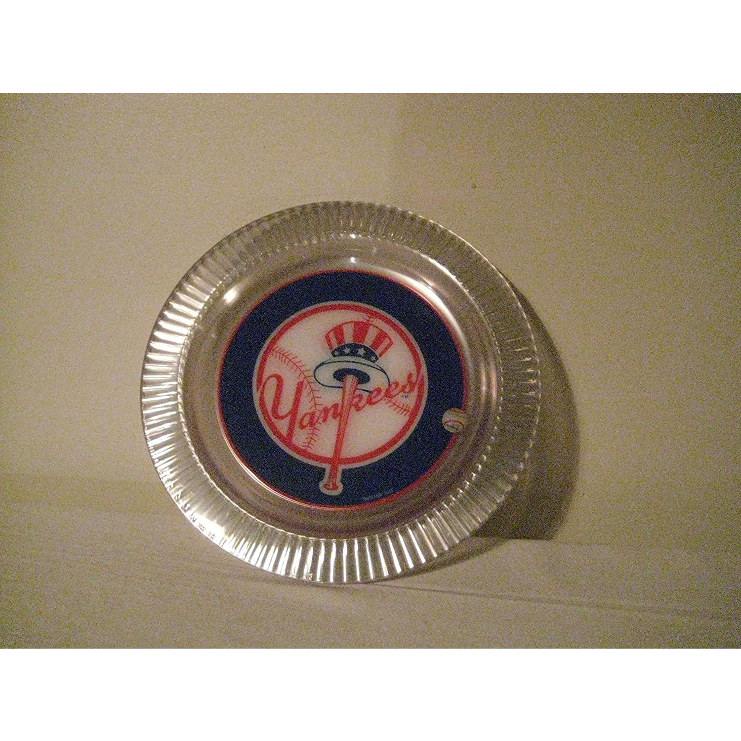 Pack Of 5 Yankees Disposable Dinner Plates 10 Pc