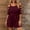 Wine 01, variant on Ksrymi Rompers for Women Plus Size Solid Dorp Shoulder Romper Shorts – Sleeveless Short Sleeve Jumpsuit with Waist Tie Belt, Elastic Waist, Side Pockets 2 Piece Sets for Women