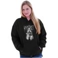 thumbnail image 3 of Dark Gothic Koko Ghost The Clown Unisex Plus Fleece Graphic Hoodie Brisco Brands 2X, 3 of 6