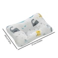 thumbnail image 3 of Muebles de oficina para el hogar Almohada para bebé Recién nacido Universal Transpirable Almohada estereotipada Cabeza plana para corregir la desviación de la cabeza Almohada para bebé recién nacido R, 3 of 6