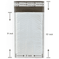 thumbnail image 2 of 250 Count #00 5x10 Poly Bubble Mailers Waterproof Self-Seal Padded Envelopes Usable 5x9, 2 of 9