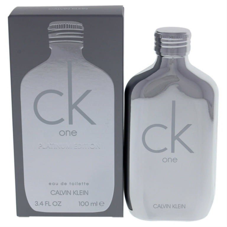 CK One Platinum Perfume by Calvin Klein, Eau De Toilette Spray 3.4