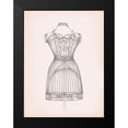 thumbnail image 2 of Harper, Ethan 12x14 Black Modern Framed Museum Art Print Titled - Antique Dress Form I, 2 of 5